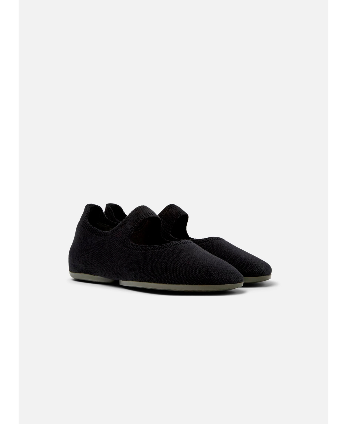Right Nina Technical Textile Flats - Black