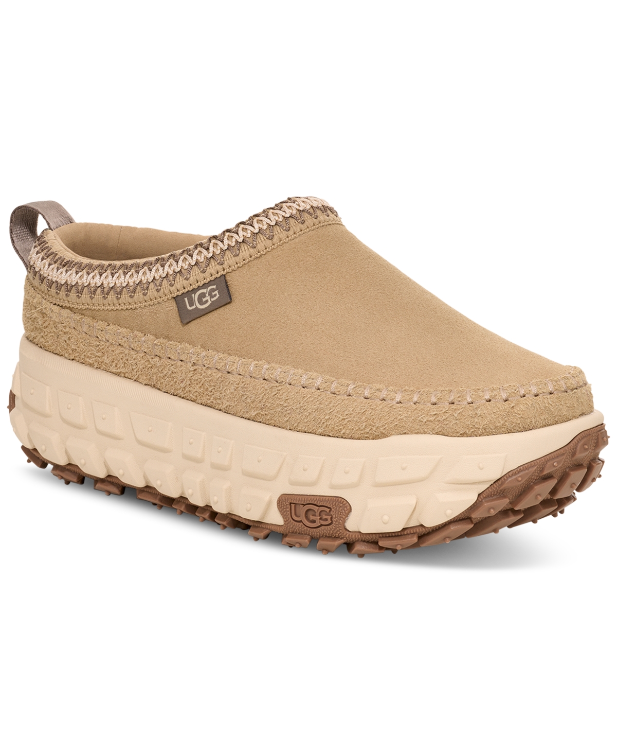 Ugg Venture Daze Textured Slip-on Clogs In Mustard Seed