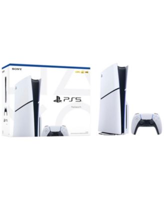 PlayStation 5 Slim Console + PlayStation 5 DualSense Wireless Controller - Includes PS5 Console & DualSense Controller White