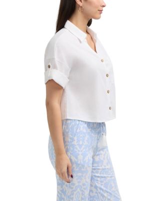 Women s Camp Shirt with Button Front