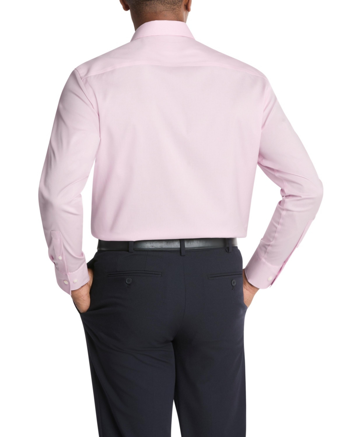 Calvin Klein Mens Regular Fit Office Dress Shirt In Pink