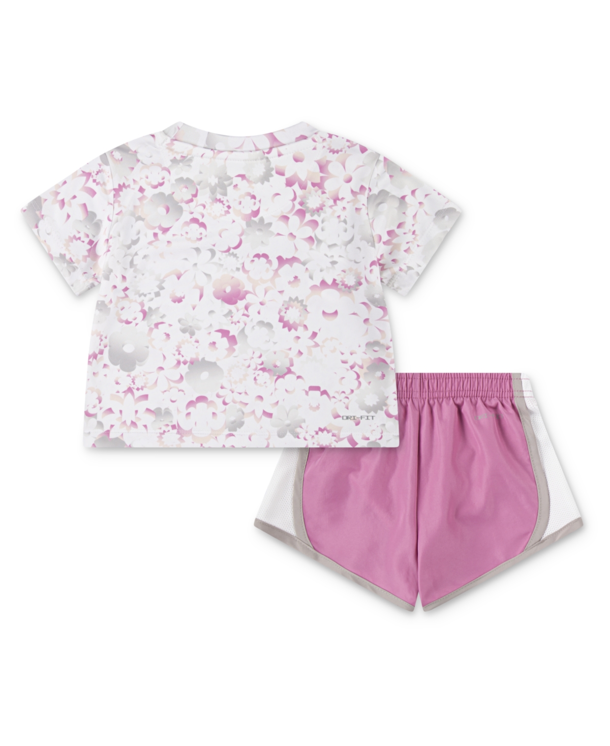 Nike Toddler Girls 2-piece Dri-fit T-shirt And Shorts Set In Magic Flamingo
