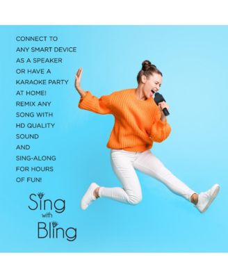 Bling Handheld Karaoke Microphone and Bluetooth Speaker