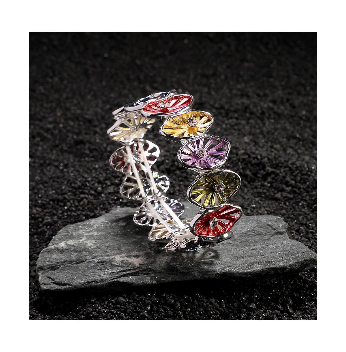 Sohi Mushroom Umbrella Bracelet In Silver