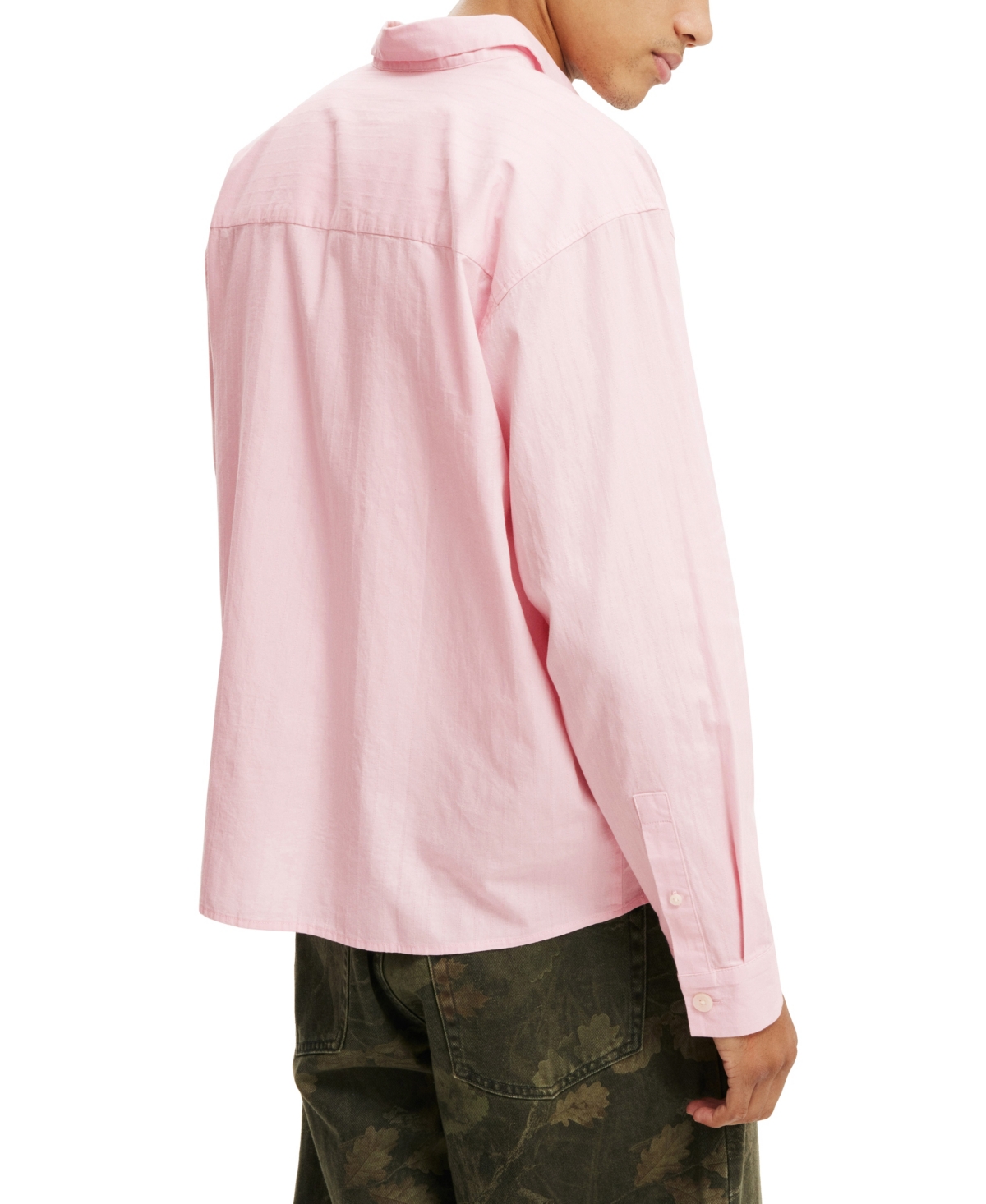 COTTON ON MEN'S HAMPTON LONG SLEEVE SHIRT 