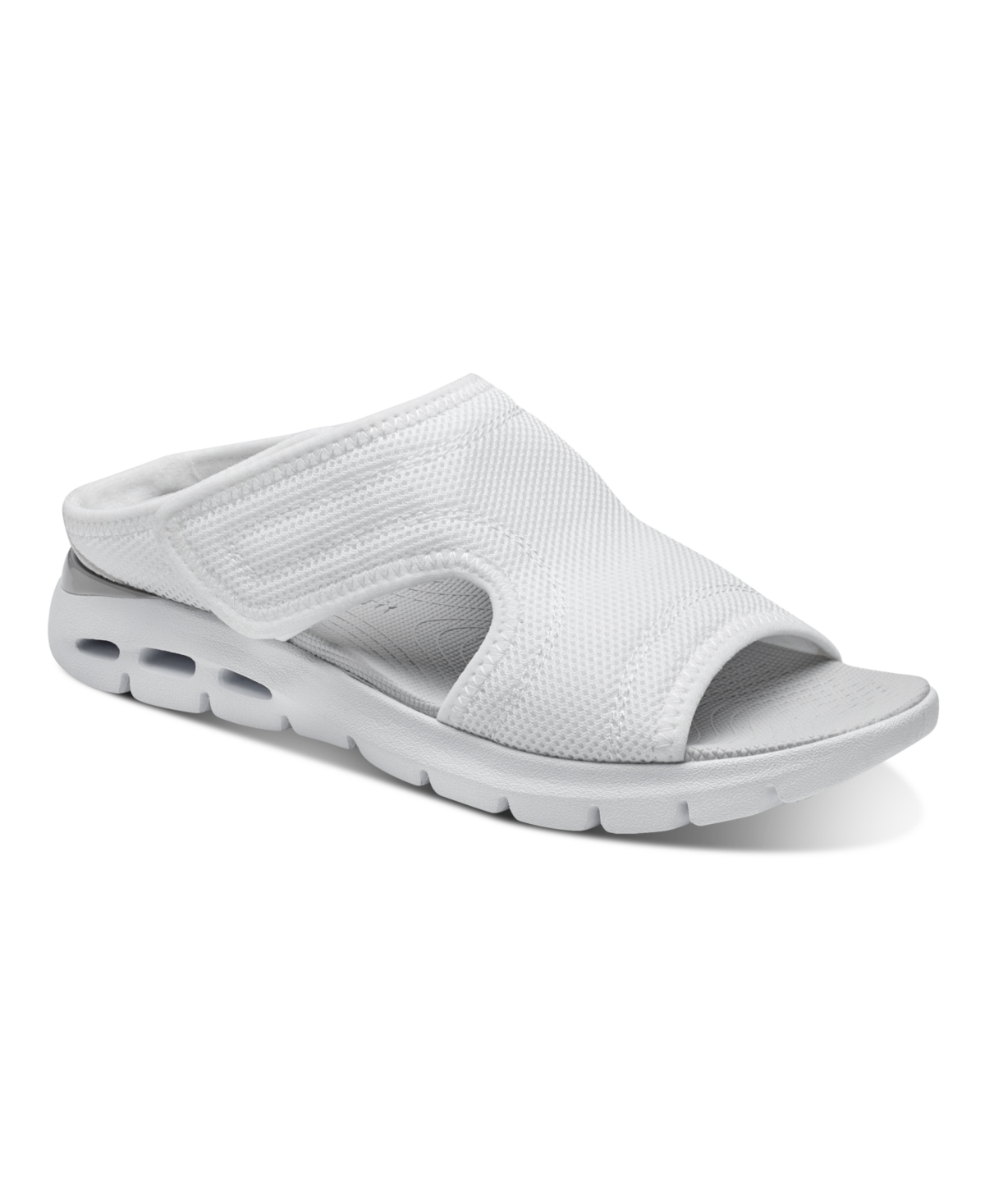 Shop Easy Spirit Women's Taniya Lightweight Slip-on Sandals In White