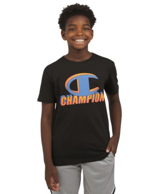 Champion - Big Boys Logo Graphic Short-Sleeve T-Shirt