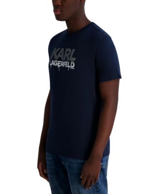 KARL LAGERFELD PARIS - Men's Dripping Caviar Logo T-Shirt