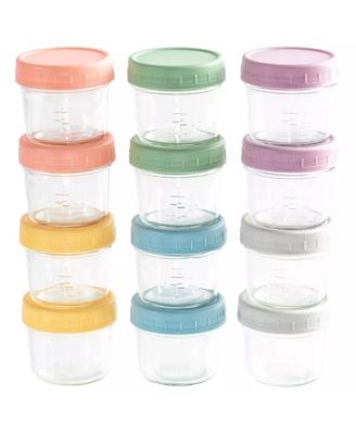 Baby Food Processor Steamer Blender with 12 Glass Baby Food Storage Jars, BPA-Free, Leakproof, Durable, and Convenient