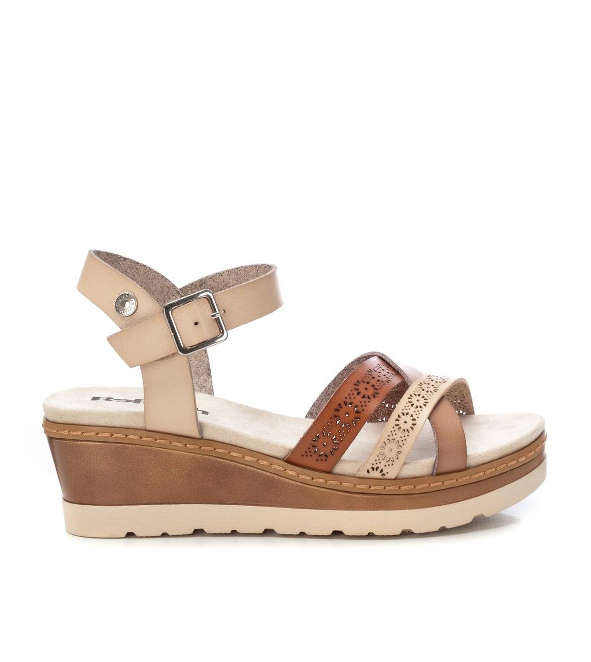 Refresh By Xti Women's Flat Sandals - Beige