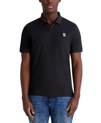 KARL LAGERFELD PARIS - Men's Regular-Fit Karl Head Piqu&eacute; Polo Shirt