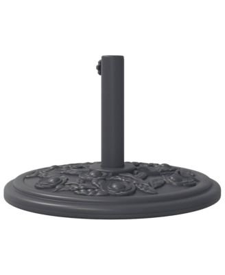 Parasol Base Black Polyethene and concrete Medium Parasol Base