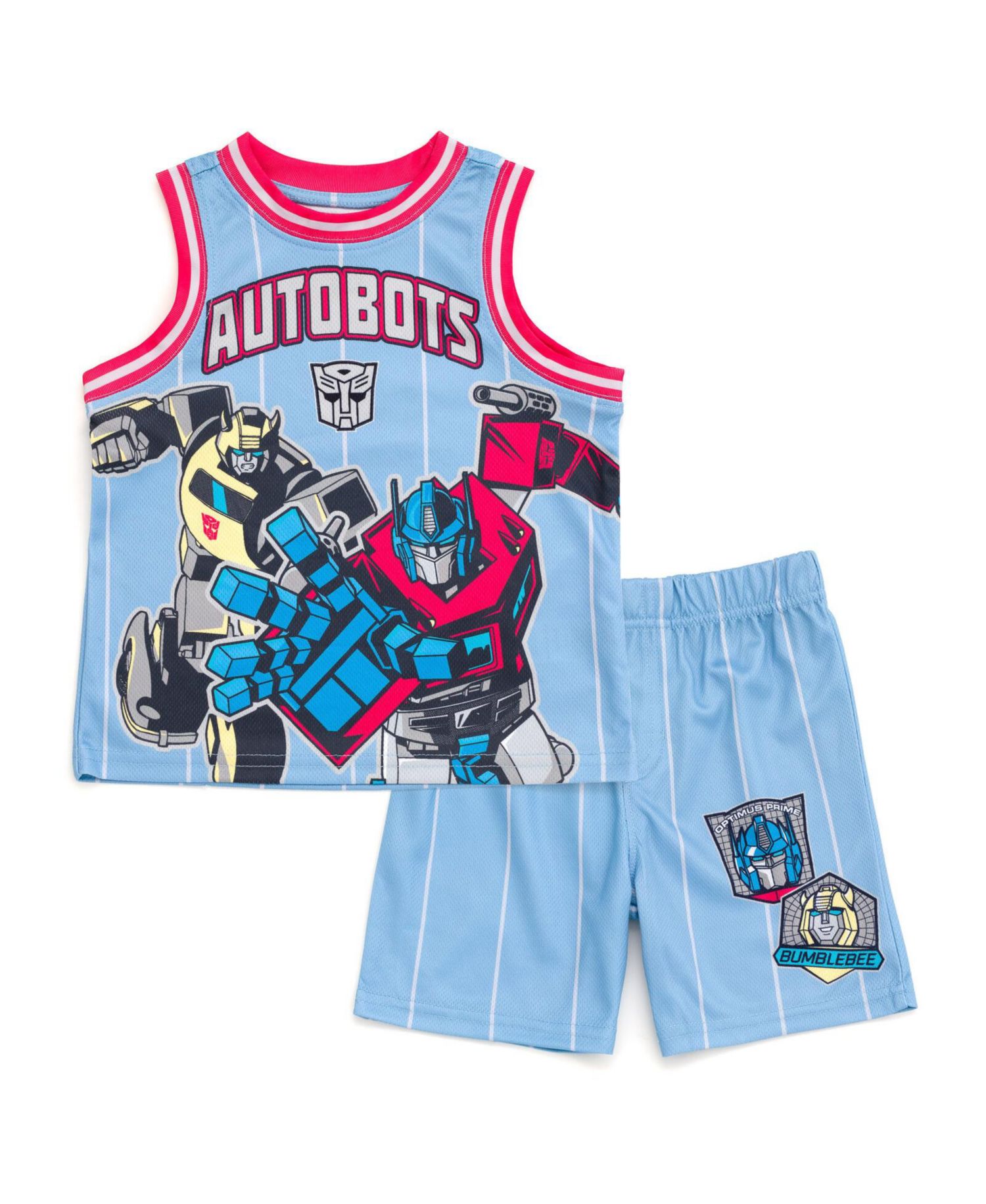 Boys Mesh Jersey Athletic Tank Top and Basketball Shorts Outfit Set