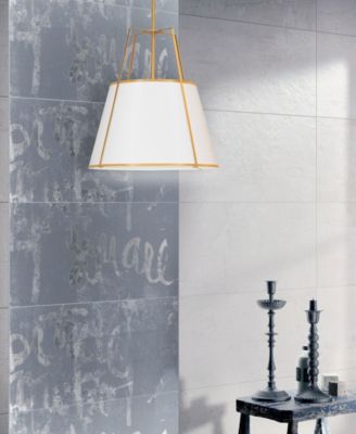 19.50" Metal Trapezoid LED Pendant