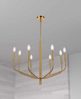 23.5" Metal Eleanor 6 Light Chandelier