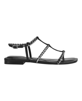 Women's Maze Braided Caged Flat Sandals