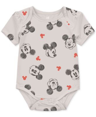 Baby Boys Mickey Mouse Bodysuits, Romper & Pants, 5 Piece Set