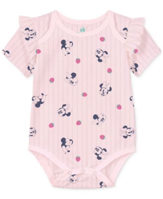 Baby Girls Minnie Mouse Bodysuits & Pants, 5 Piece Set