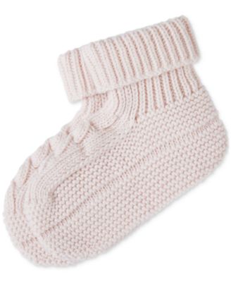 Baby Cable-Knit Bootie Socks