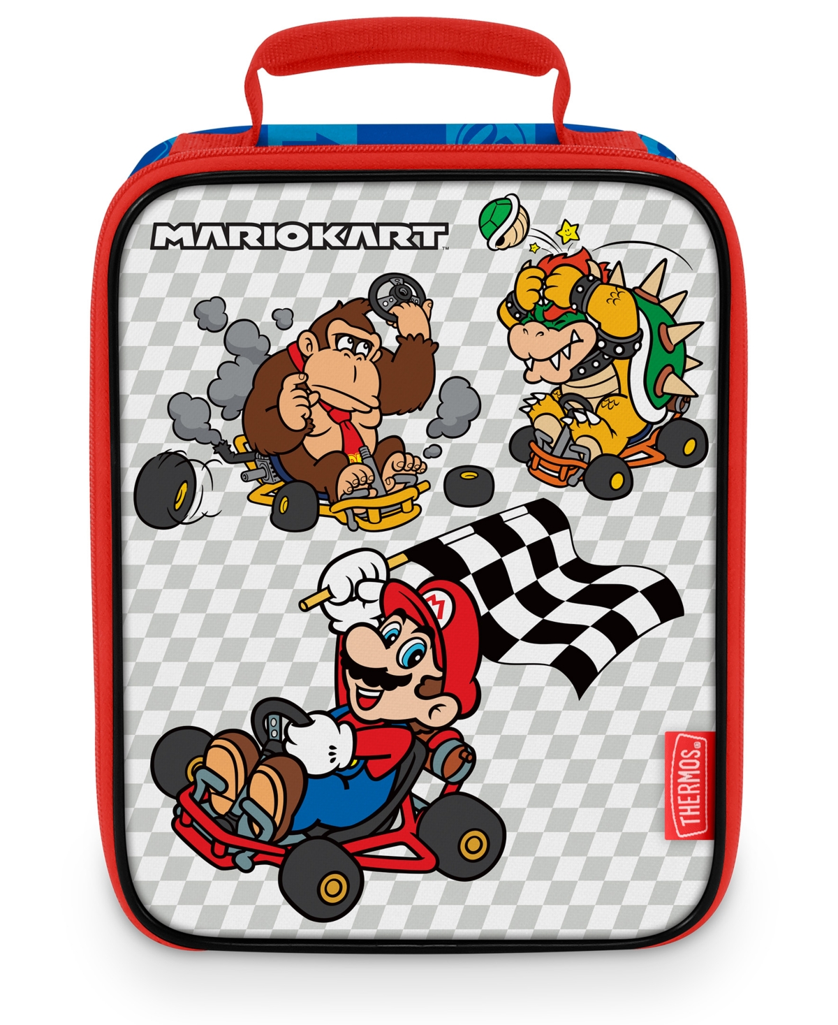 Thermos Paw Patrol Upright Soft Lunch Bag In Mario Kart Print