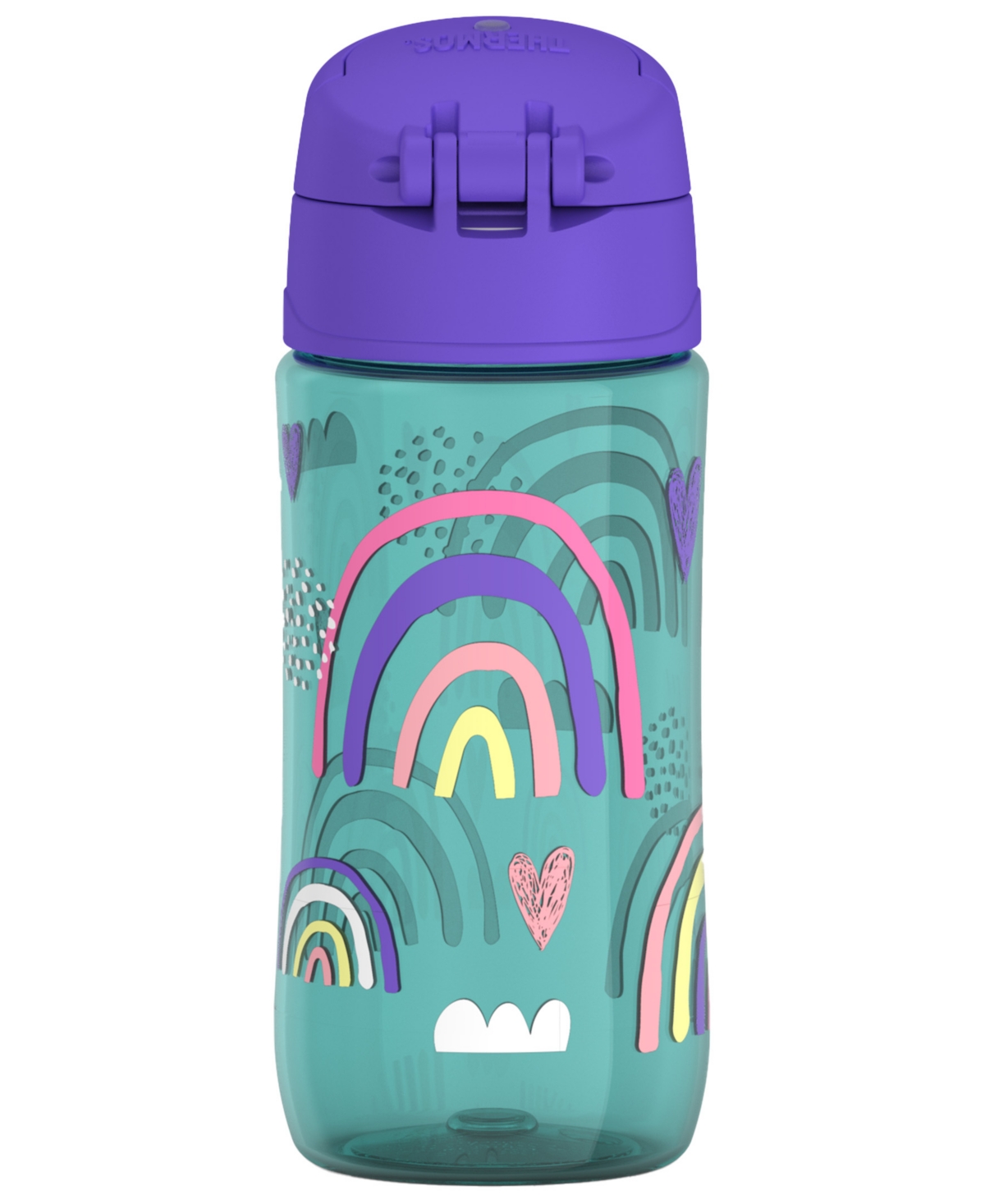Thermos Funtainer 16 Oz. Hydration Bottle With Spout Lid In Rainbows