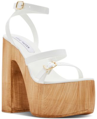 【レディース】Steve Madden Lilia Ankle Strap サンダル Steve Madden Lilia Ankle Strap Platform Sandal (Women