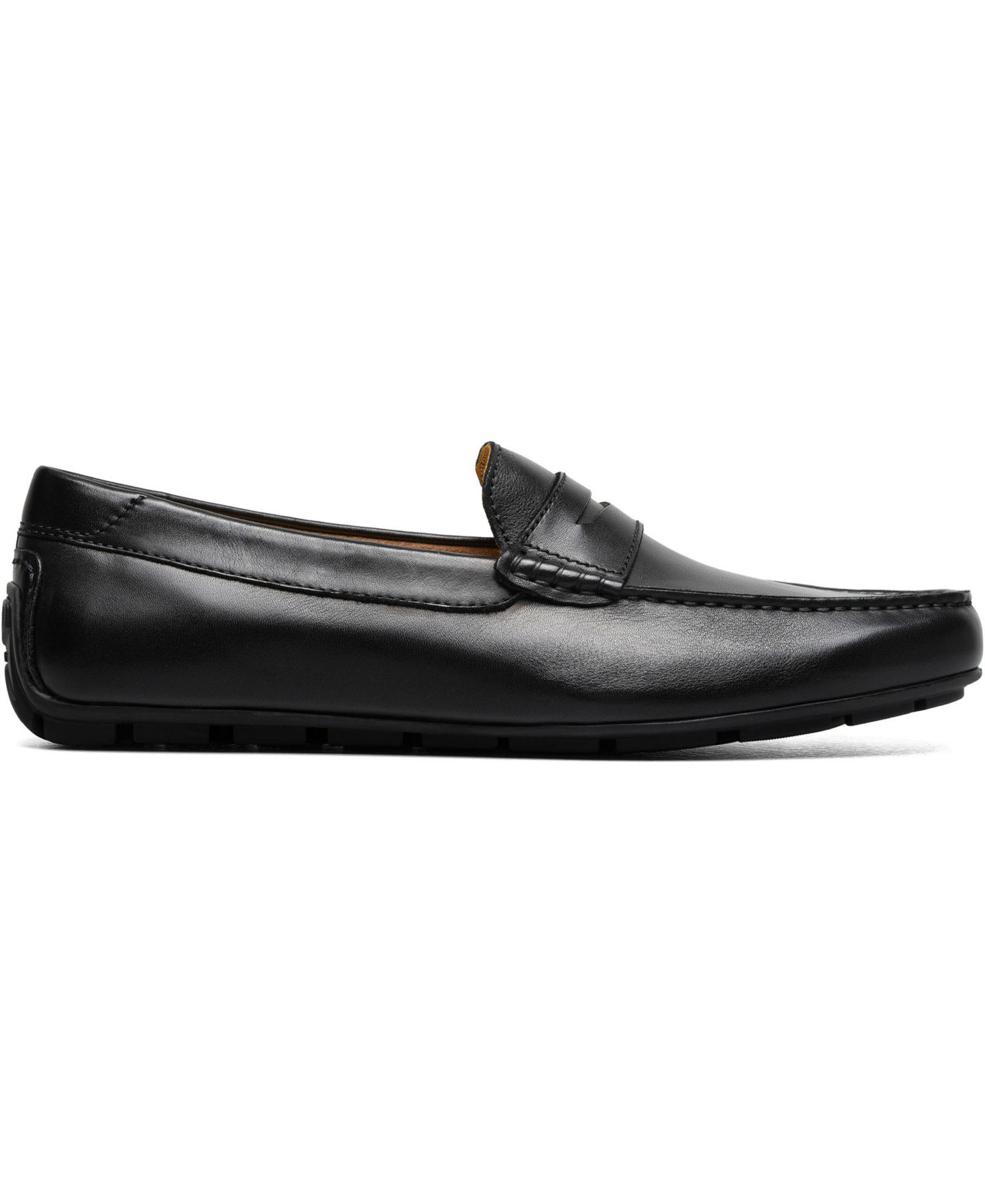 Мужские туфли Florsheim Motor Smooth Moc Toe Penny Loafer, цвет: Чёрный — фото 3