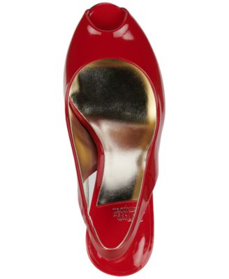 Women's Charis Peep-Toe Slingback Pumps