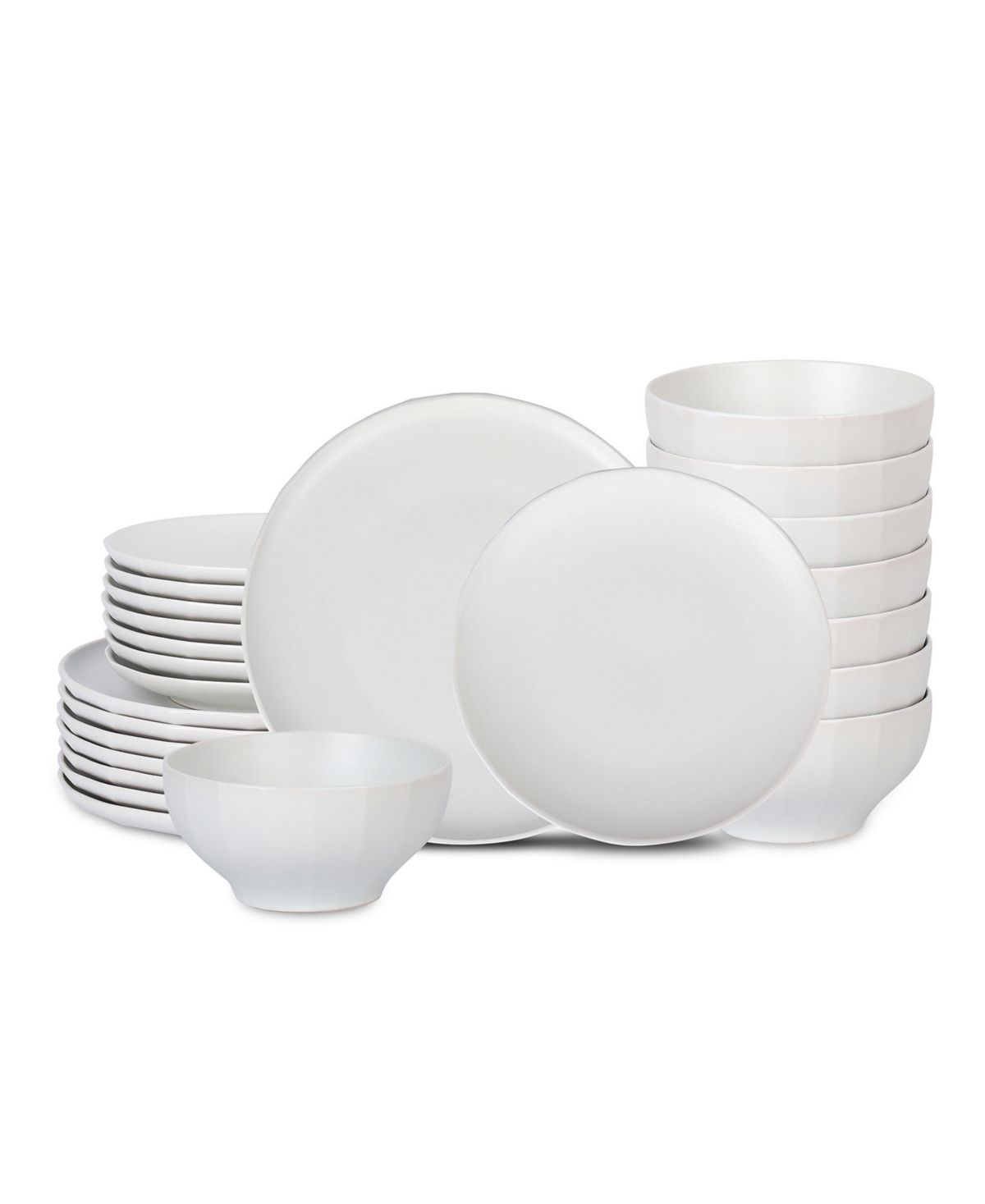 Rio 24 Pc. Dinnerware Set, Service for 8 - Black