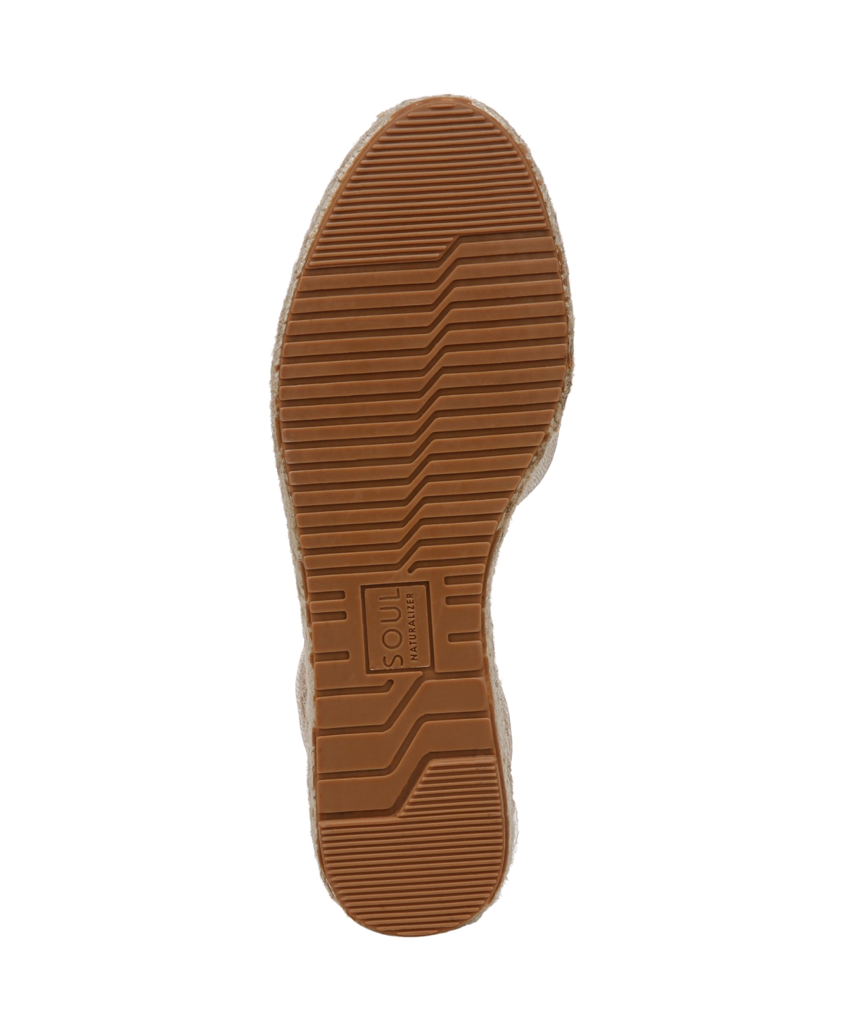 Shop Soul Naturalizer Women's Wren Ankle-strap Wedge Espadrilles In Light Sand Woven Embossed Faux Leather