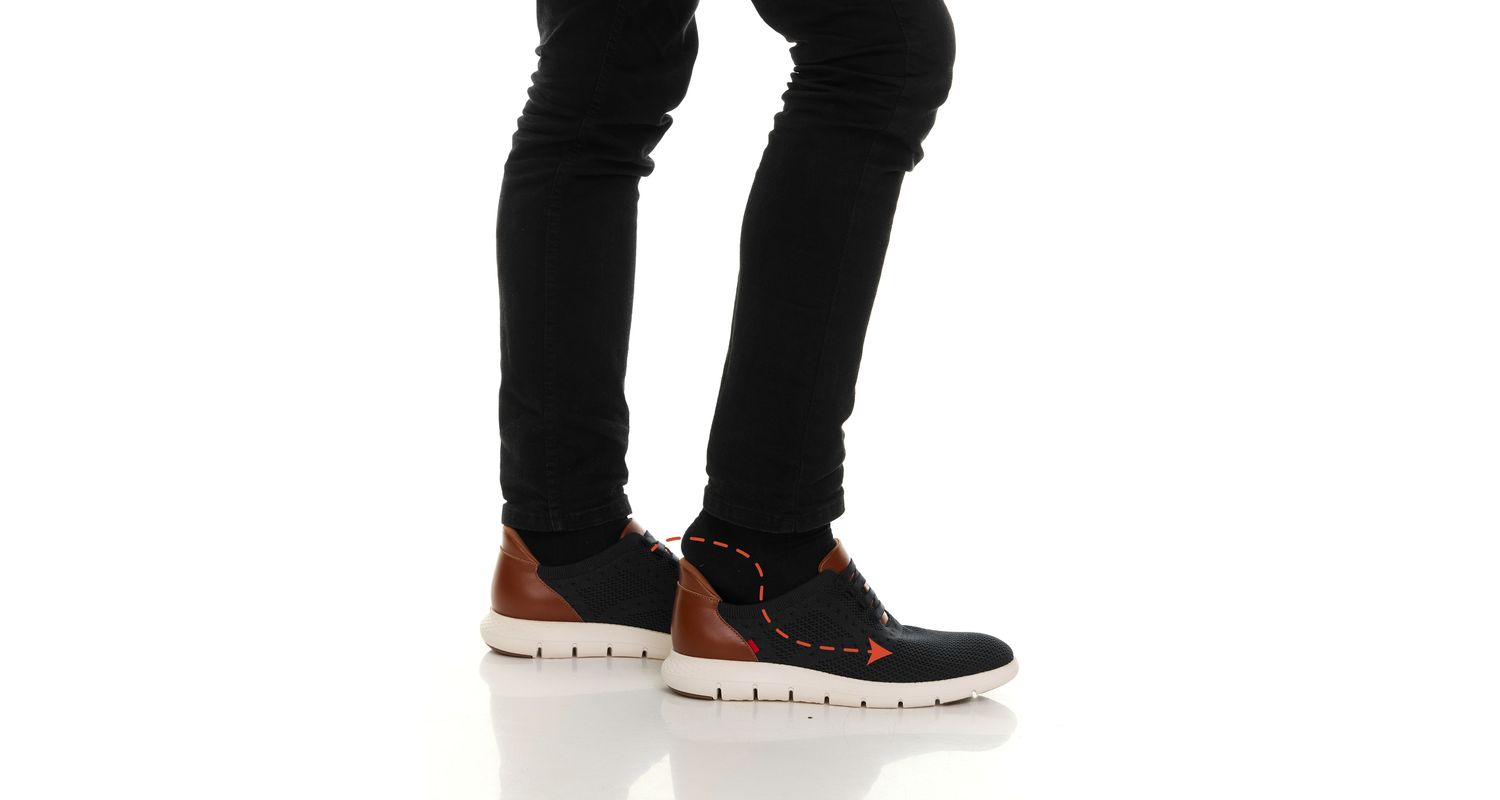 Men's Victory Street Hands-Free Slip On Technology Lightweight Mesh Oxfords