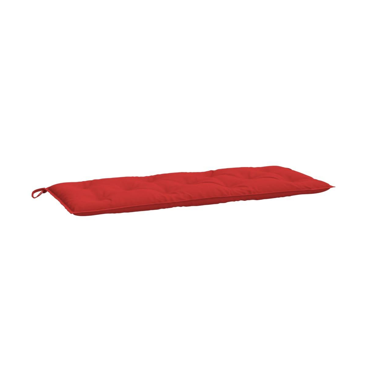 Garden Bench Cushion Red 47.2"x19.7"x2.8" Oxford Fabric - Red