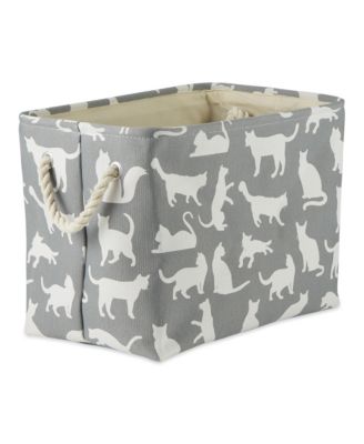 Cats Meow Pet Storage Bin With Rope Handles
