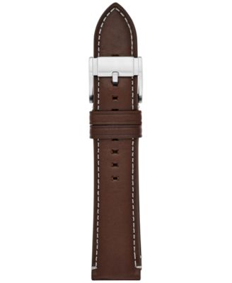 Fossil - Men's Brown Leather Watch Strap 22mm S221245