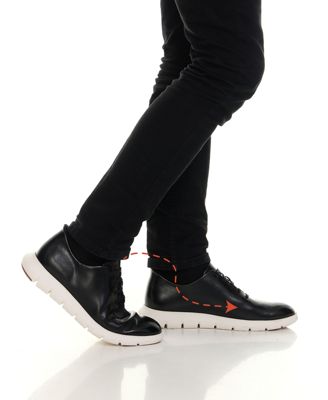 Men's Gold Street Hands-Free Slip On Technology Lightweight Leather Oxfords