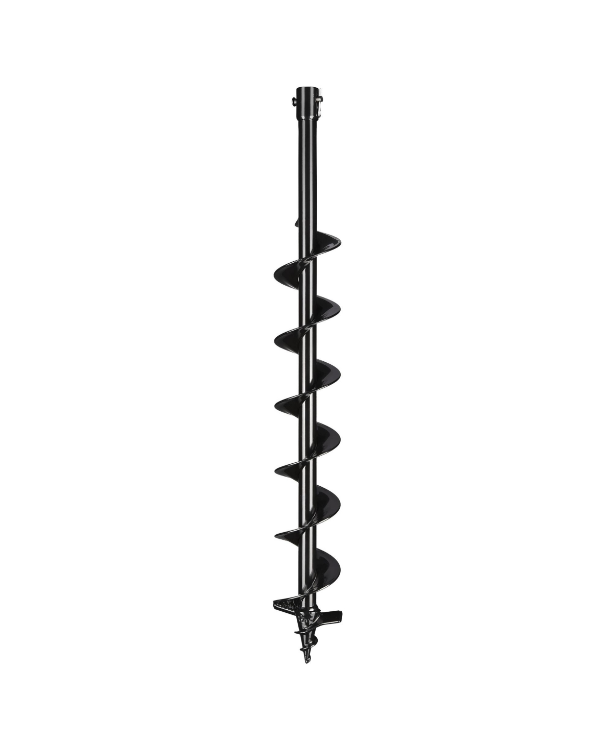 4&#x22; Earth Auger Drill Bit Bulb Planter Tool for Planting Flower Fence Post Umbrella Hole Digger Gardening Project - Natrual