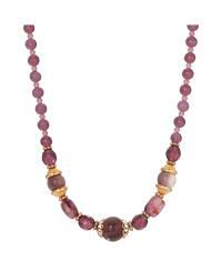 Acrylic Glass Bead Strand Necklace