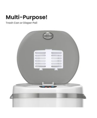 AbsorbX Odor Removal Kit Stick On Deodorizer Filters Eliminate Trash Can Diaper Pail Smell