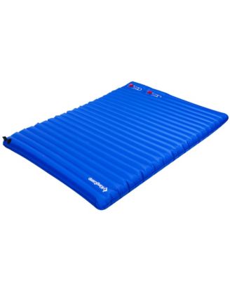 2-Person Double Sleeping Pad Lightweight Inflatable Air Mat, Blue