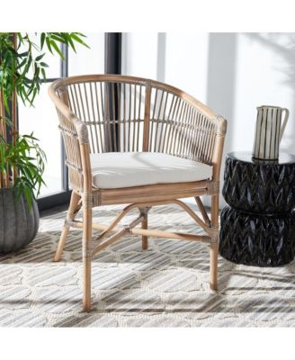 Olivia Rattan Accent Chair W/ Cushion