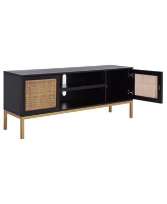 Zadie 1 Shelf Rattan Media Stand