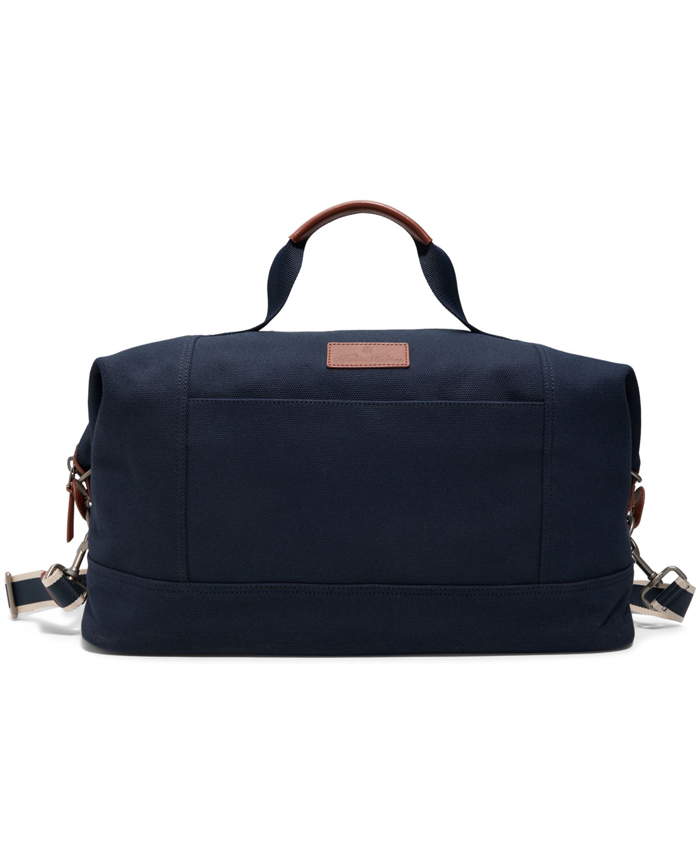 Мужская сумка Brooks Brothers Lafayette Textile Duffle, цвет: Тёмно-синий — фото 1