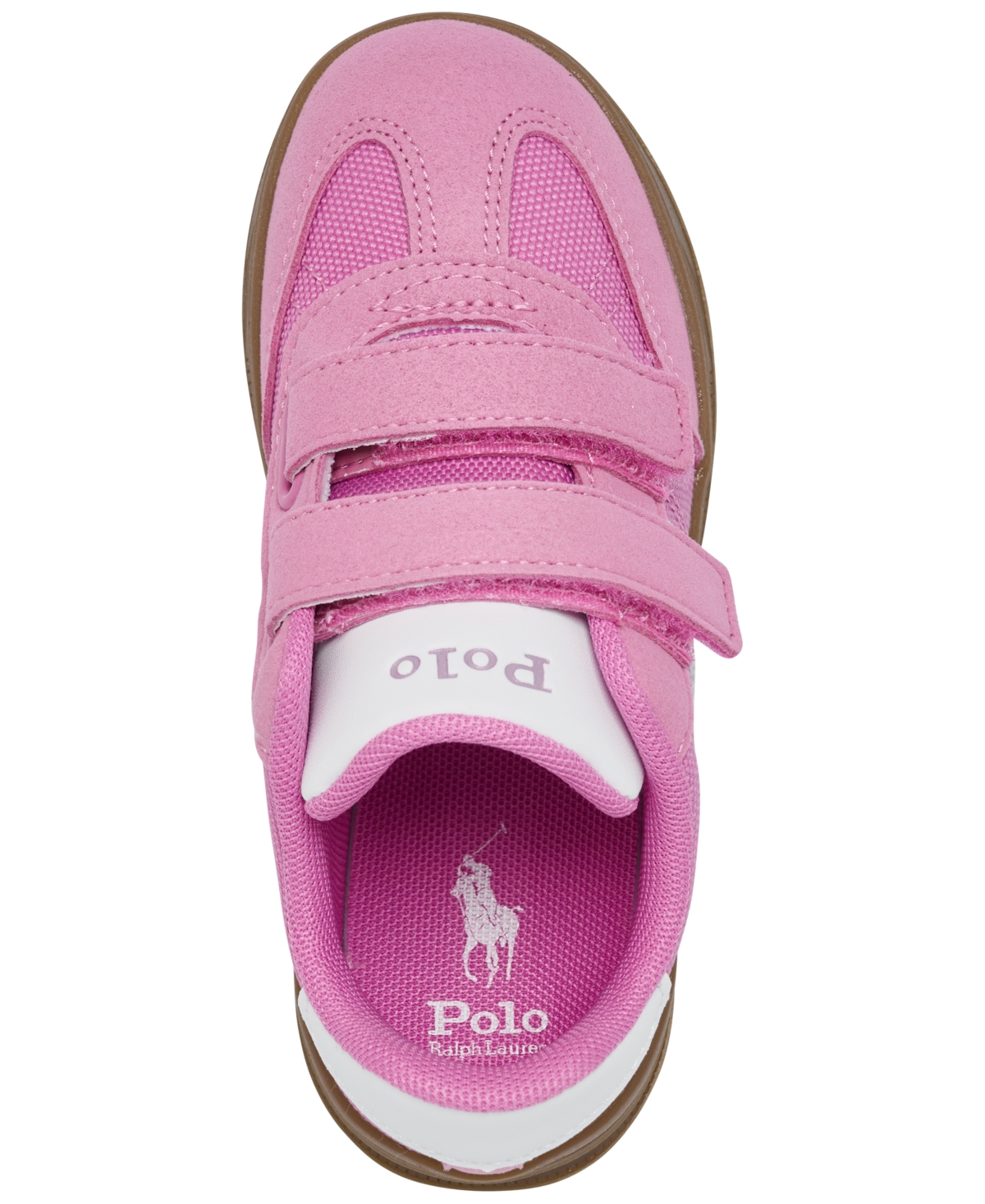 Polo Ralph Lauren Toddler Girls Heritage Court Iii T-Toe Fastening Strap Casual Sneakers from Finish Line