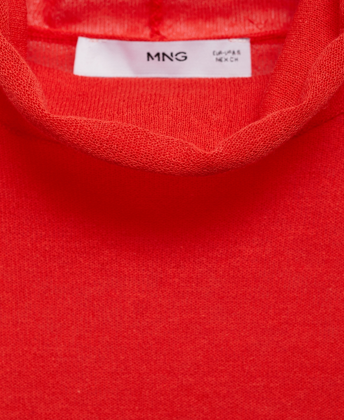Mango Turtleneck Sweater In Red
