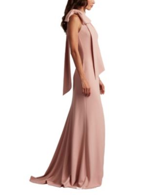Women's Sims Shoulder Bow Halter Gown