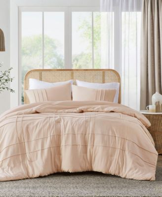 Porter Pleated 3-Pc. Comforter Set, California King