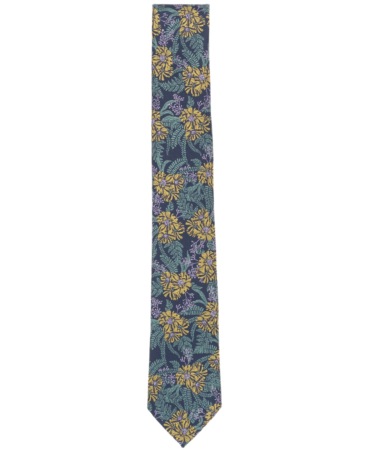 Bar Iii Men's Logan Solid Tie, Exclusively At Macy's In Yellow