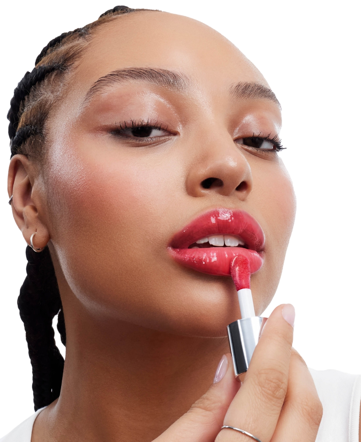 Saint Laurent Loveshine Plumping Lip Oil Gloss In 07- Strawberry Star