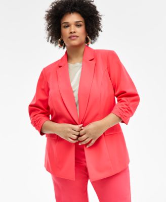 I.N.C. International Concepts - Plus Size 3/4-Sleeve Blazer