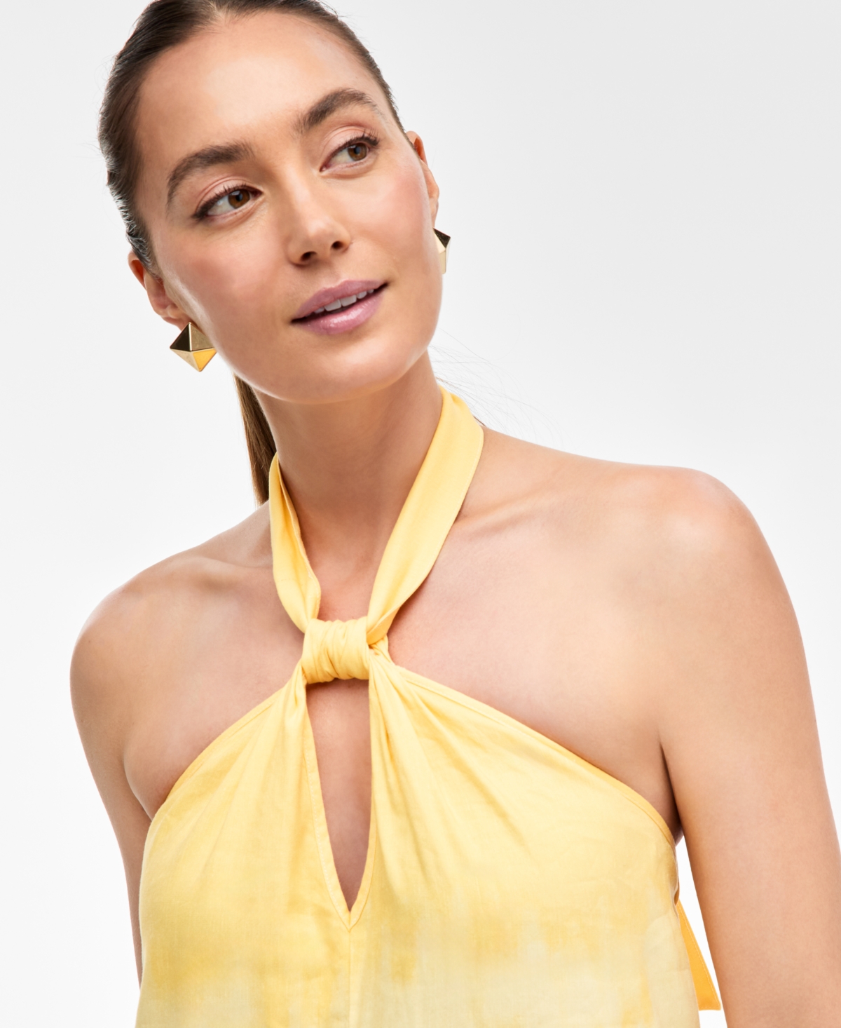Shop Inc International Concepts Women's Dip-dyed Linen-blend Maxi Dress, Exclusively At Macy's In Shirlee Dye